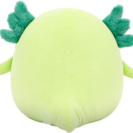 Squishmallows Original 12in Mipsy The Green Axolotl with “Feliz Cumple” Embroidery – Official Jazwares Plush (Medium-Sized)
