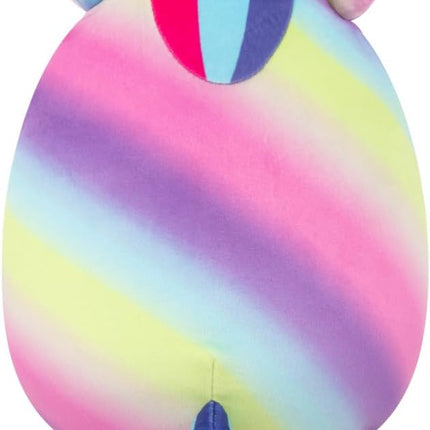 Squishmallows Original 8in Clarissa the Rainbow Unicorn with Fuzzy Belly – Official Jazwares Plush (Little)