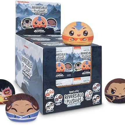TeeTurtle Avatar The Last Airbender Series Reversible Plushie Mystery Box - 3-Inch Mini Two-Sided Blind Box Plush with Embroidered Details - Cute Collectible Surprise Toy for Kids, Teens, and Adults