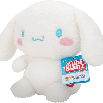 BumBumz 7.5-inch Hello Kitty and Friends Bumz - Classic Cinnamoroll Plush - Collectible Sanrio Toy - from The Makers of Original Squishmallows - Ages 3+