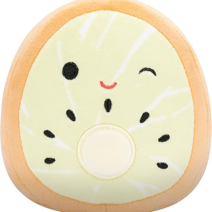 Squishmallows Original 5-Inch Food 4-Pack – Kachina Kiwi, Rayen Pancakes, Visconti Lemon Macaron, Wanda Watermelon – Official Jazwares Plush (Little)