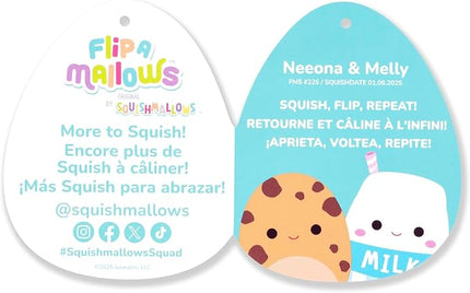 Squishmallows Original 8in Milk and Cookie FlipAMallows – Official Jazwares Plush (Little)