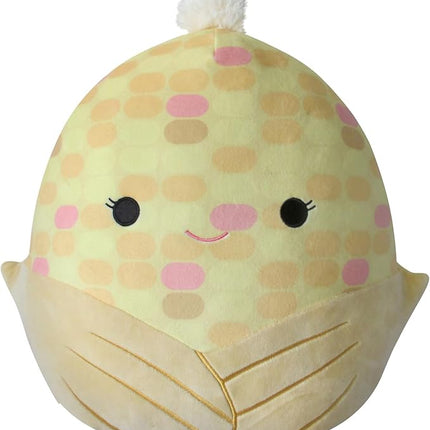 Squishmallows 14-Inch Speckled Corn with Brown Husk Plush - Add Cornelias to Your Squad, Ultrasoft Stuffed Animal Large Plush Toy, Official Kelly Toy Plush