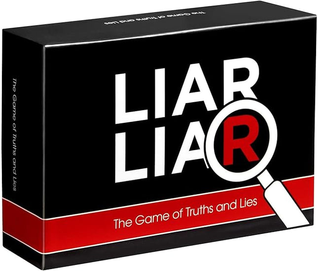 LIAR LIAR Party Game - The Family Card Game of Truths and Lies - for Kids, Tweens, Teens, College Students, Adults, Friends and Families - Perfect for Fun Parties and Board Games Night with your Group