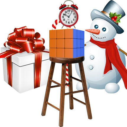 Speed Cube 3x3 Stickerless Smooth Turning Puzzle Box 56MM/2.2inch Educational Magic Cubes for Beginners Keeping Kids Busy Fidget Toy for Adults Colorful Design Gift Exercise Hand-Eye Coordination