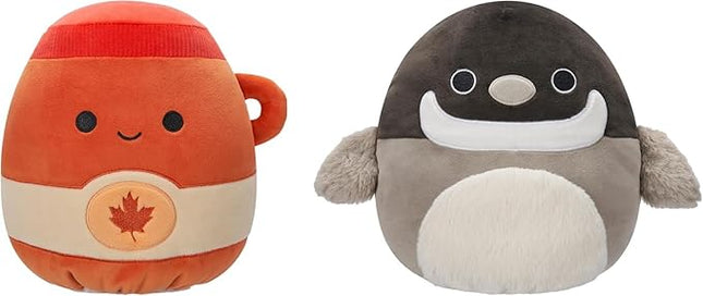 Squishmallows Original FlipAMallows 8in Maple Syrup and Canadian Goose Flippable Plush - Official Jazwares Product (Little)