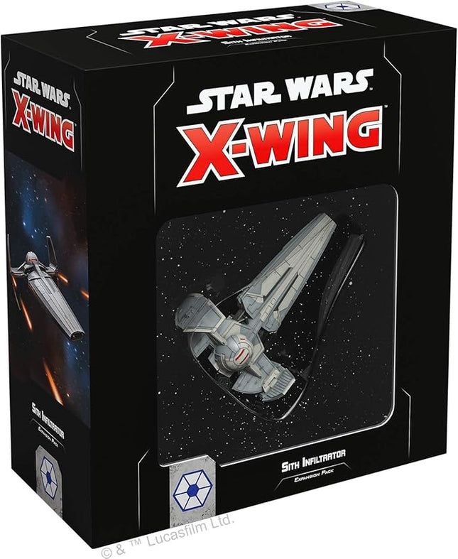 Star Wars X-Wing 2nd Edition Miniatures Game Sith Infiltrator EXPANSION PACK - Strategy Game for Kids & Adults, Ages 14+, 2 Players, 30-45 Minute Playtime, Made by Atomic Mass Games