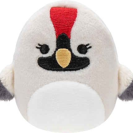 Squishville by Original Squishmallows Black and White Squad Plush - Six 2-Inch Squishmallows Plush Including Tajo, Kayce, Bambalina, Landi, Nathaniel, and Basma - Toys for Kids