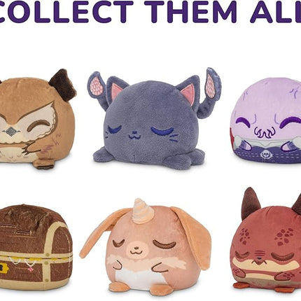 TeeTurtle Dungeons and Dragons Series Reversible Plushie Mystery Box - 3-Inch Mini Two-Sided Blind Box Plush with Embroidered Details - Cute Collectible Surprise Toy for Kids, Teens, and Adults