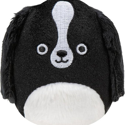 Squishville by Original Squishmallows Black and White Squad Plush - Six 2-Inch Squishmallows Plush Including Tajo, Kayce, Bambalina, Landi, Nathaniel, and Basma - Toys for Kids