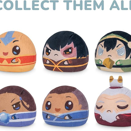 TeeTurtle Avatar The Last Airbender Series Reversible Plushie Mystery Box - 3-Inch Mini Two-Sided Blind Box Plush with Embroidered Details - Cute Collectible Surprise Toy for Kids, Teens, and Adults
