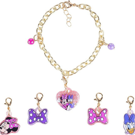 LUV HER Girls Add A Charm Toy Bracelet and Costume Jewelry Box Set - Ages 3+