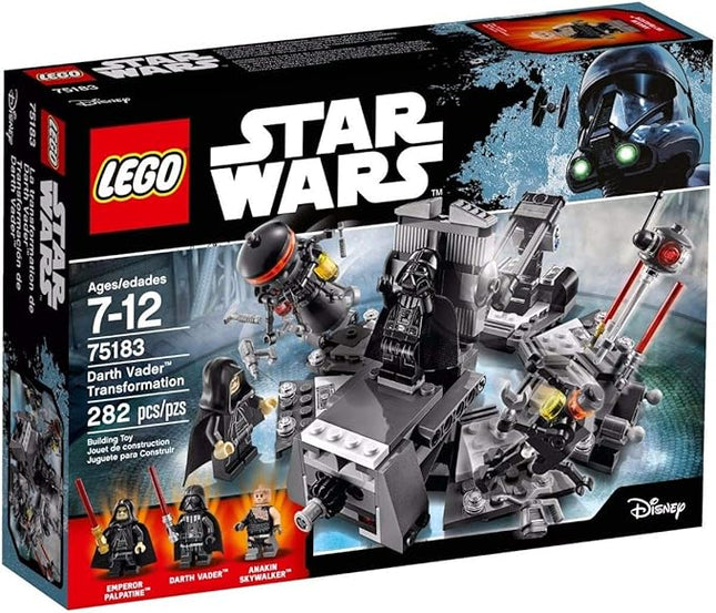 LEGO Star Wars Darth Vader Transformation 75183 Building Kit, for 84 months to 144 months