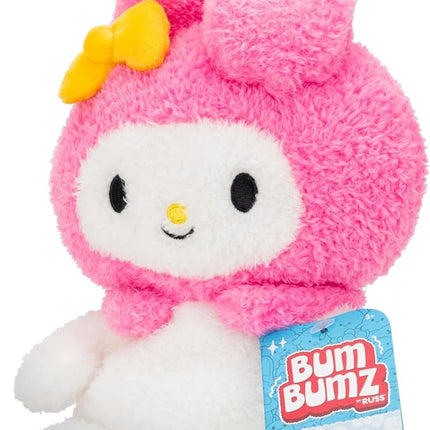 BumBumz 7.5-inch Hello Kitty and Friends Bumz Classic My Melody Plush - Collectible Sanrio Toy - from The Makers of Original Squishmallows - Ages 3+