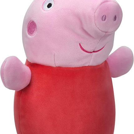 Squishmallows HugMees Original 10-Inch Peppa Pig - Medium-Sized Ultrasoft Official Jazwares Plush