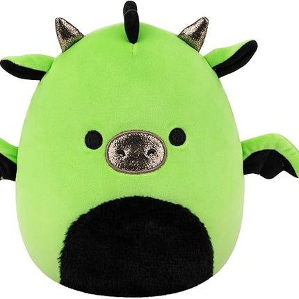 Squishmallows Original 8in Excalibur the Neon Green Dragon – Official Jazwares Halloween Plush (Little)