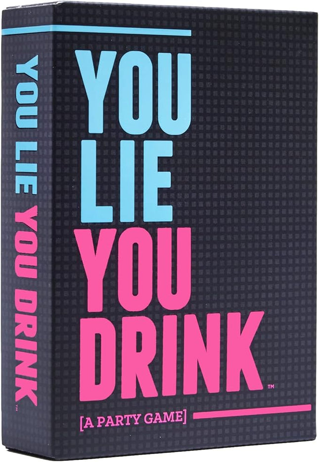 DSS Games You Lie You Drink - The Drinking Game for People Who Can't Lie [for Game Night, Pregames, Friend Groups, & More]