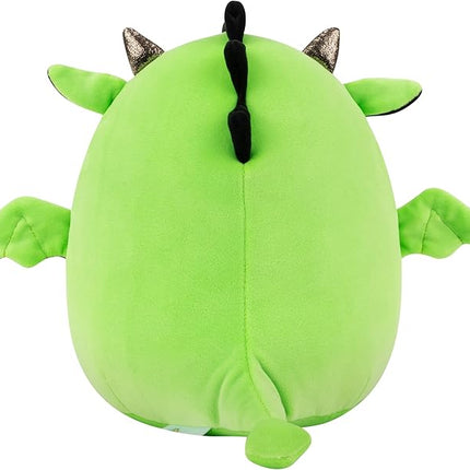 Squishmallows Original 8in Excalibur the Neon Green Dragon – Official Jazwares Halloween Plush (Little)