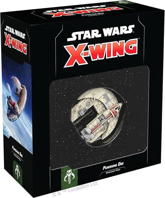 Star Wars X-Wing 2nd Edition Miniatures Game Punishing One EXPANSION PACK - Bounty Hunter Ship! Strategy Game for Kids & Adults, Ages 14+, 2 Players, 30-45 Minute Playtime, Made by Atomic Mass Games