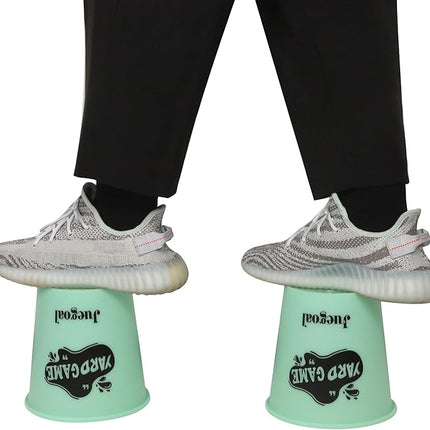 Juegoal Outdoor Giant Yard Pong Game Set Outdoor Toss Game Throwing Game for Beach, Camping, Lawn and Backyard