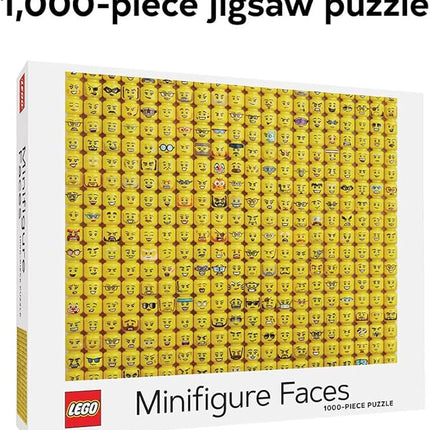 LEGO Minifigure Faces 1000-Piece Jigsaw Puzzle