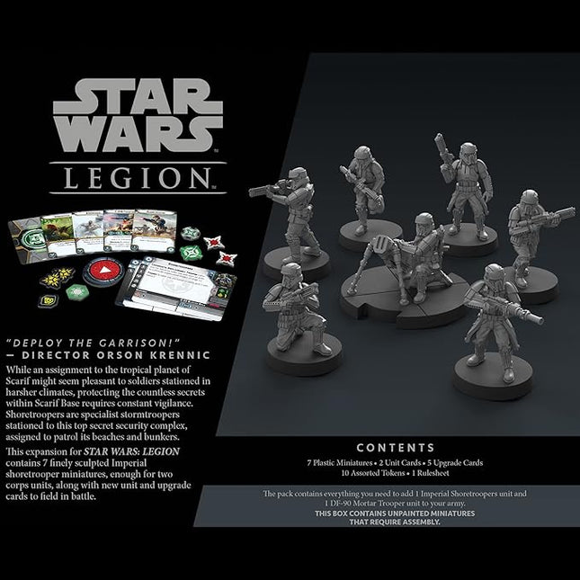 Star Wars: Legion Imperial Shoretroopers UNIT EXPANSION - Elite Troopers! Tabletop Miniatures Game, Strategy Game for Kids and Adults, Ages 14+, 2 Players, 3 Hour Playtime, Made by Atomic Mass Games