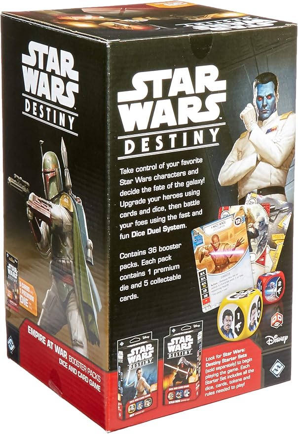 FFG SWD07 Star Wars Destiny: Empire at War Booster Display, Multicolor