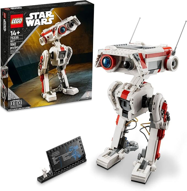 LEGO Star Wars BD-1 75335 Posable Droid Figure Model Building Kit, Room Decoration, Memorabilia Gift Idea for Teenagers from The Jedi: Survivor Video Game