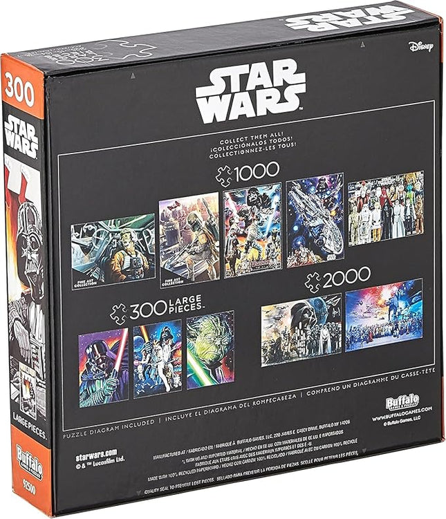 Buffalo Games Star Wars - A Very Vader Christmas - 300 Large Piece Jigsaw Puzzle Multi, 21.25"L X 15"W