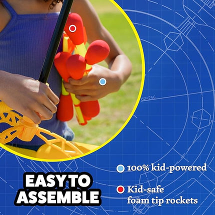 Stomp Rocket Ultra Rocket Refills, 2 Rockets - Replacement Foam-Tipped Rockets for Kids - Fun Backyard & Outdoor Kids Toys Gifts for Boys & Girls