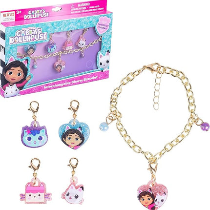 LUV HER Girls Add A Charm Toy Bracelet and Costume Jewelry Box Set - Ages 3+