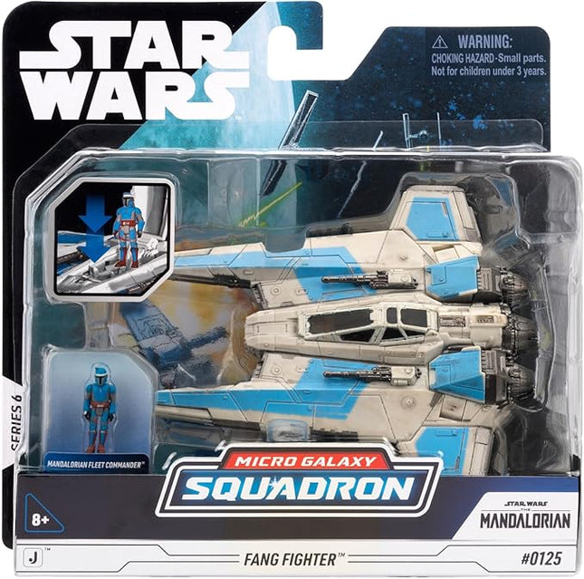 Star Wars Micro Galaxy Squadron Fang Fighter - 5-inch Vehicle with 1-Inch Micro Figure Accessory