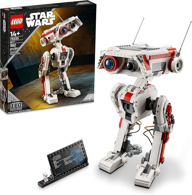 LEGO Star Wars BD-1 75335 Posable Droid Figure Model Building Kit, Room Decoration, Memorabilia Gift Idea for Teenagers from The Jedi: Survivor Video Game
