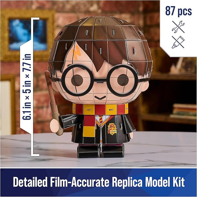 4D Build, Harry Potter Character 3D Puzzle Model Kit 87 Pcs, Harry Potter Gifts Desk Decor, Building Toys, 3D Puzzles for Adults & Teens 12+