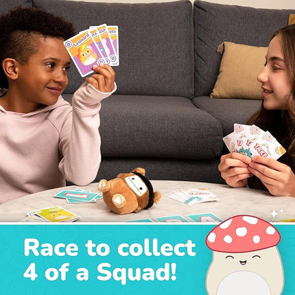 Squishmallows Take4 by Relatable, Exciting Games, Board Games and Card Games for Family Gatherings, Great for Kids Games, Includes 1 Exclusive Collectible Squishmallows, 84 Cards, and Instructions