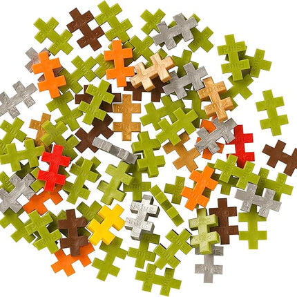 Plus Plus 3D Puzzle Cryptid Construction Building Block Set, Fun Fantasy Figures Stem Toys for Kids, 70 Interlocking Pieces - Ogre Mini Maker Tube